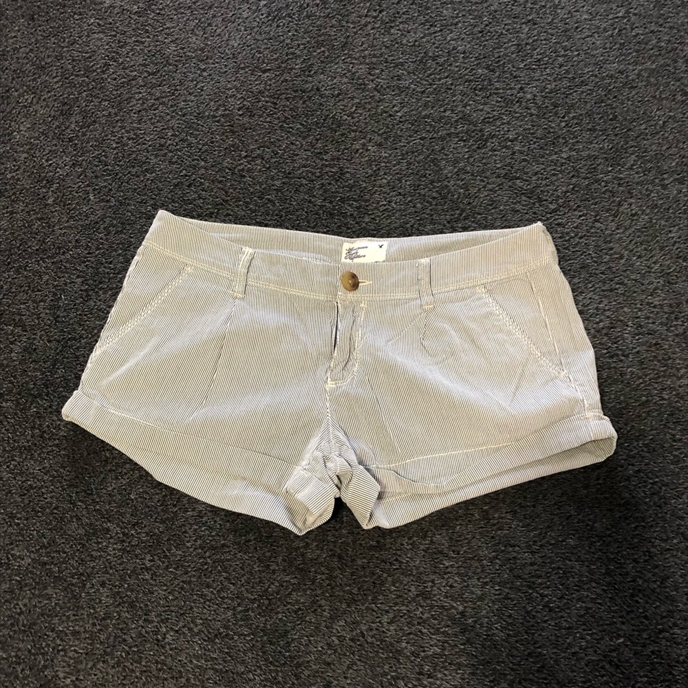 American Eagle pinstriped shorts